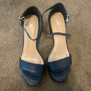 Navy blue heels